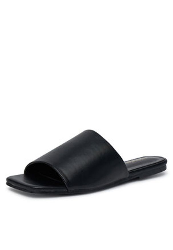 DeeZee Klapki E1005-1 Czarny. Kolor: czarny. Materiał: materiał, syntetyk