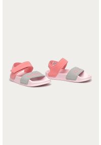 Adidas - adidas - Sandały dziecięce Adilette. Zapięcie: rzepy. Kolor: różowy. Materiał: syntetyk, materiał, guma #3