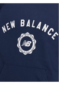New Balance Bluza Dukserica Sport Seasonal French Terry MT31901 Granatowy Relaxed Fit. Kolor: niebieski. Materiał: bawełna. Styl: sportowy #5