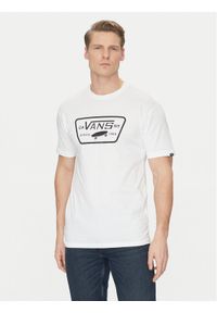 Vans T-Shirt Full Patch VN000QN8YB21 Biały Classic Fit. Kolor: biały. Materiał: bawełna #1