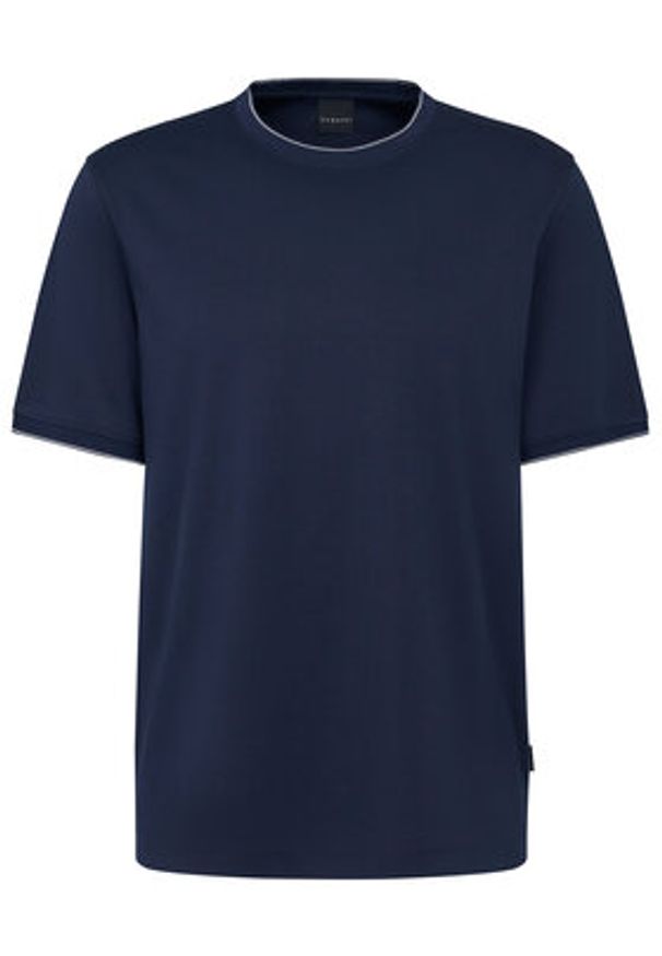 Bugatti T-Shirt 8350-75091C Niebieski Regular Fit. Kolor: niebieski. Materiał: syntetyk, bawełna