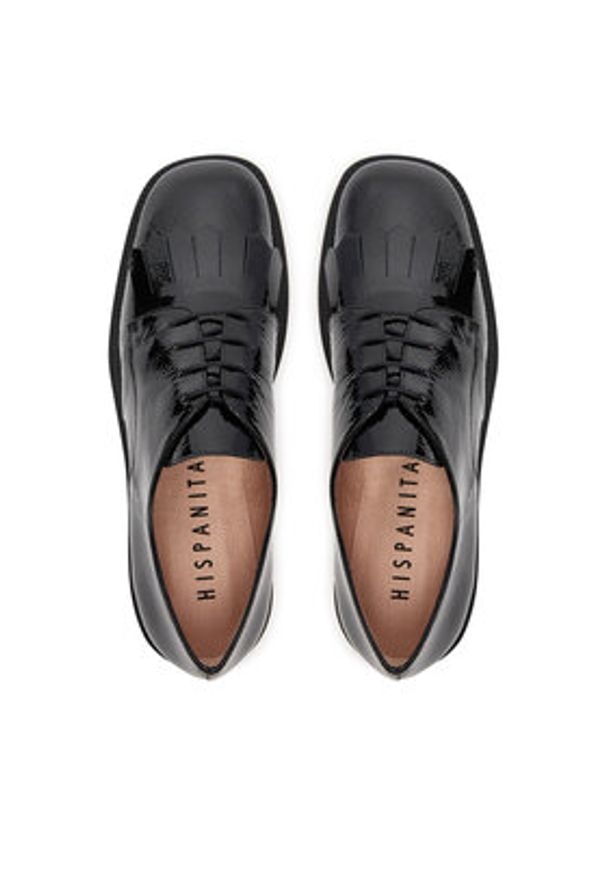 Hispanitas Oxfordy HI254235 Khaki. Kolor: brązowy. Materiał: skóra