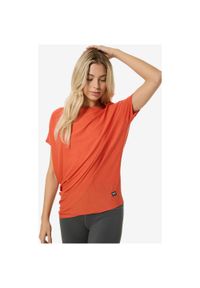 Koszulka SUPER.NATURAL W YOGA LOOSE TEE. Kolor: pomarańczowy. Sport: fitness