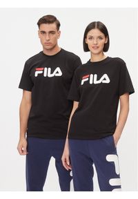 Fila T-Shirt FAU0067 Czarny Regular Fit. Kolor: czarny. Materiał: bawełna