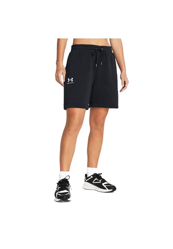 Spodenki damskie Under Armour Essl Flc Relax BF. Kolor: czarny. Sport: fitness