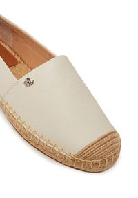 Lauren Ralph Lauren - LAUREN RALPH LAUREN Espadryle Cameryn IV 802905304003 Biały. Kolor: biały. Materiał: skóra