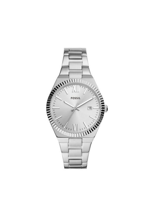 Fossil Zegarek Scarlette ES5300 Srebrny. Kolor: srebrny