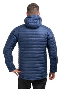 Kurtka trekkingowa Rab Microlight Alpine Jacket. Typ kołnierza: kaptur. Kolor: niebieski. Materiał: puch