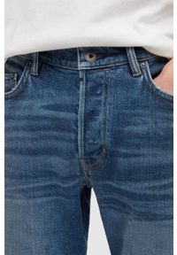 AllSaints jeansy męskie. Kolor: niebieski #3