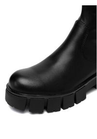 DeeZee Kozaki 60017-2 Czarny. Kolor: czarny. Materiał: materiał #2