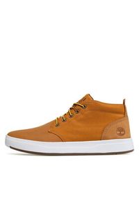 Timberland Sneakersy Davis Square TB0A1OI32311 Brązowy. Kolor: brązowy. Materiał: nubuk, skóra #5