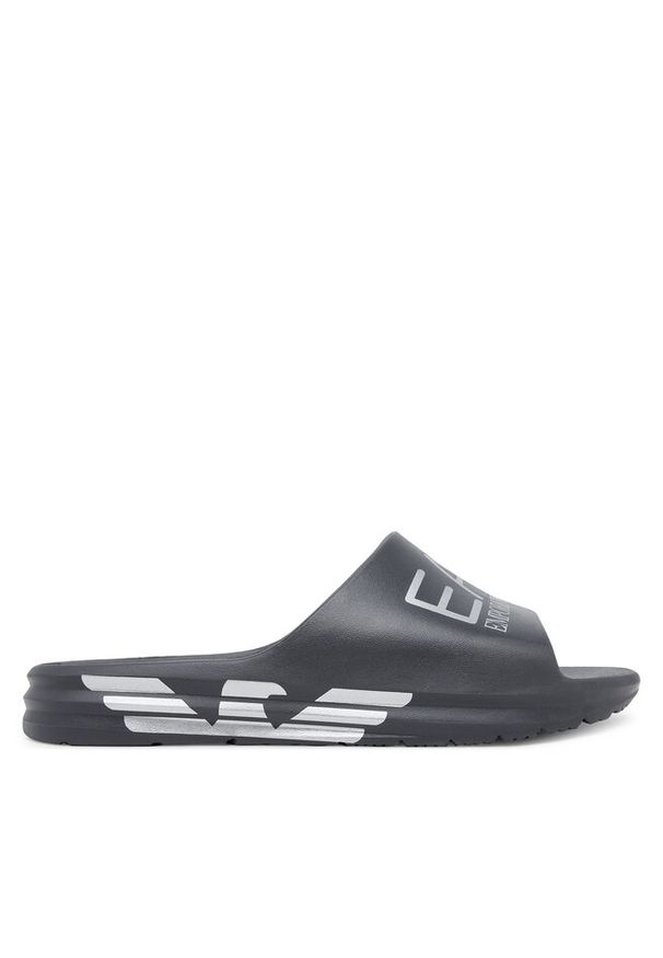 Klapki EA7 Emporio Armani. Kolor: szary
