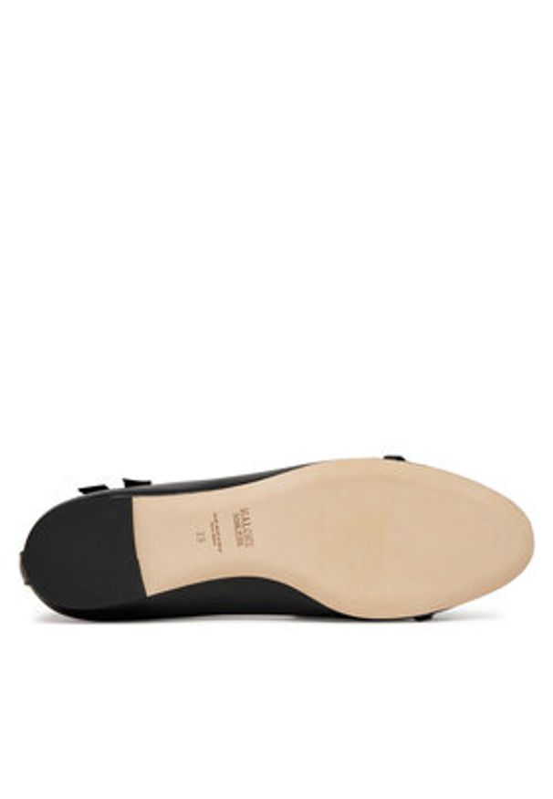 MALONE SOULIERS Baleriny Sabina 5-4 Czarny. Kolor: czarny. Materiał: skóra