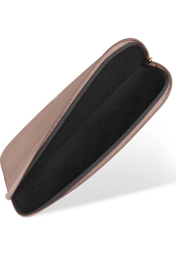 TECH-PROTECT - Etui Tech-Protect Fluffy Laptop 15-16 beżowy. Kolor: beżowy. Materiał: materiał. Styl: elegancki, casual