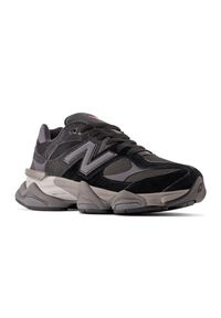 Buty unisex New Balance U9060BLK – czarne. Okazja: na co dzień. Kolor: czarny. Materiał: guma, skóra, materiał, syntetyk. Szerokość cholewki: normalna #6