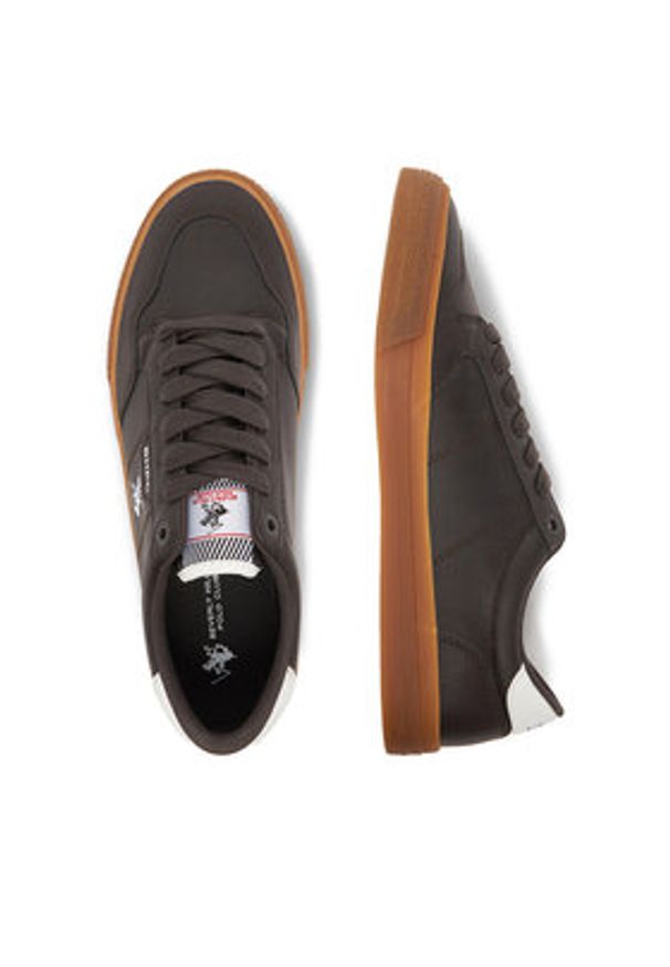 Beverly Hills Polo Club Sneakersy CEO-V5-FALCO Brązowy. Kolor: brązowy. Materiał: materiał, syntetyk