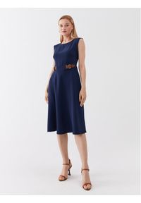 Lauren Ralph Lauren Sukienka codzienna 250908629002 Granatowy Regular Fit. Okazja: na co dzień. Kolor: niebieski. Typ sukienki: proste. Styl: casual