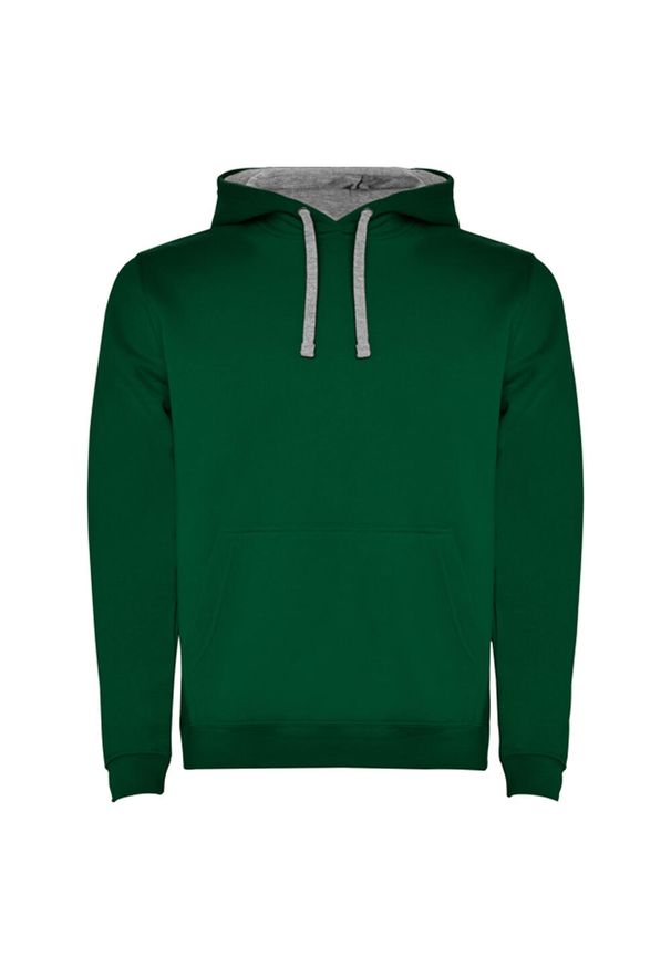 ROLY - Męska Bluza Z Kapturem Urban. Typ kołnierza: kaptur. Kolor: szary, wielokolorowy, zielony