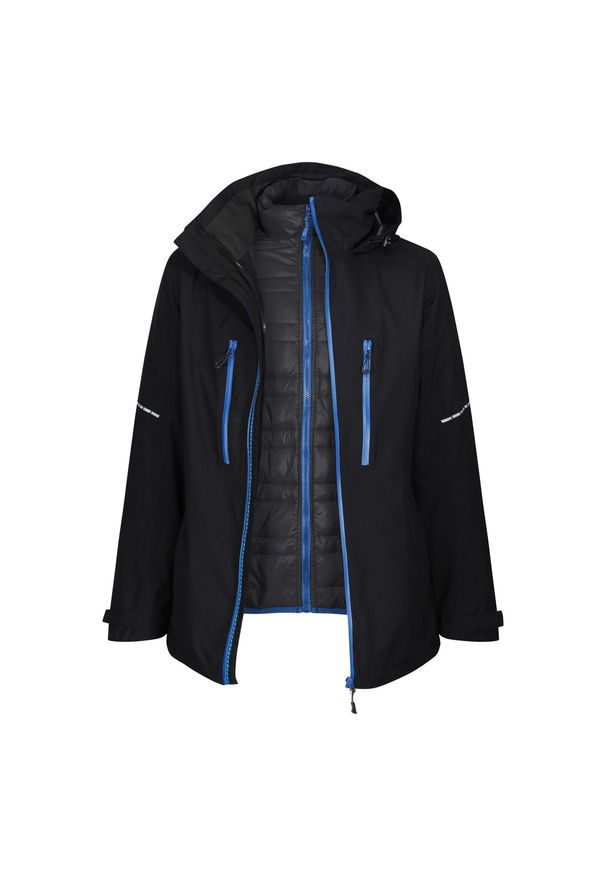 Regatta - Męska Kurtka 3 W 1 Evader. Kolor: wielokolorowy, niebieski, czarny. Sport: turystyka piesza