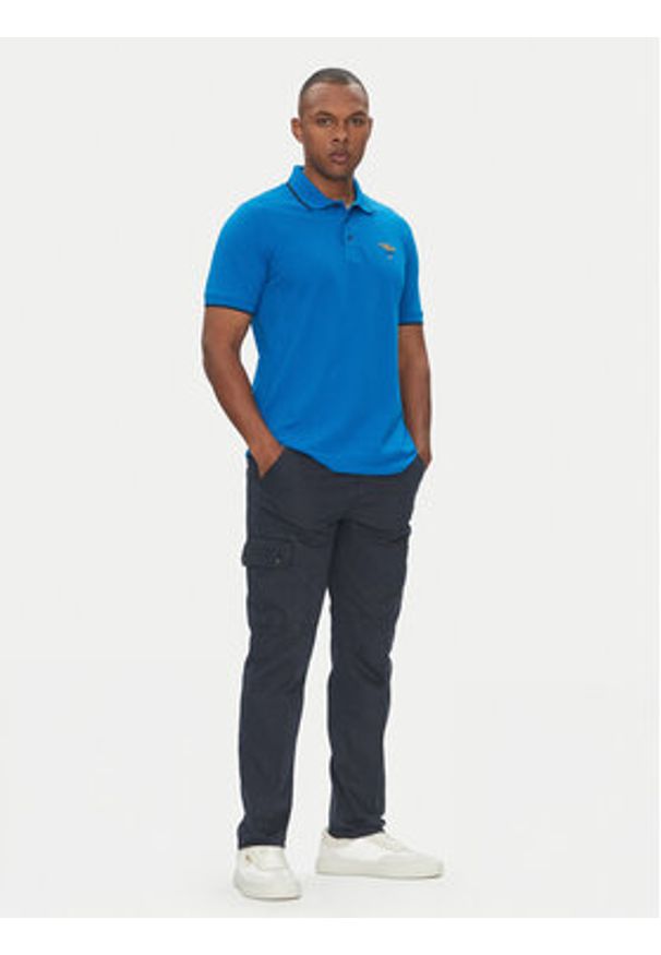 Aeronautica Militare Spodnie materiałowe 251PA1662CT3526 Granatowy Regular Fit. Kolor: niebieski. Materiał: bawełna