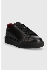 Marc O'Polo sneakersy skórzane kolor czarny 30728053501166 MM1M3008. Nosek buta: okrągły. Kolor: czarny. Materiał: skóra #3