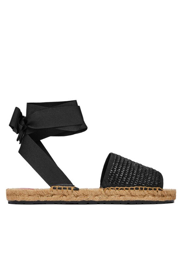 Love Moschino - LOVE MOSCHINO Espadryle JA16222G0OJR100A Czarny. Kolor: czarny. Materiał: syntetyk