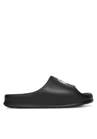 Klapki Lacoste. Kolor: czarny