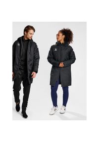 Hummel - Kurtka parka HML CORE XK BENCH JACKET. Kolor: czarny