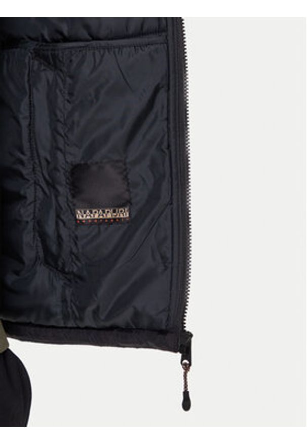 Napapijri Bezrękawnik A-Gesar V NP0A88U4 Czarny Regular Fit. Kolor: czarny. Materiał: syntetyk. Długość rękawa: bez rękawów