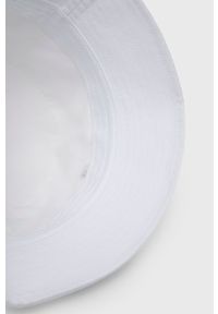 TOMMY HILFIGER - Tommy Hilfiger kapelusz bawełniany kolor biały bawełniany. Kolor: biały. Materiał: bawełna