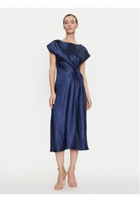 Dixie Sukienka koktajlowa ALAZJID Granatowy Regular Fit. Kolor: niebieski. Materiał: syntetyk. Styl: wizytowy #1