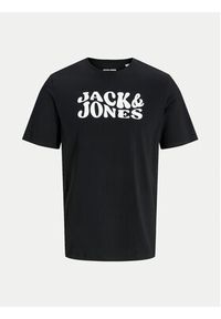 Jack & Jones - Jack&Jones Piżama Elton 12266998 Czarny Standard Fit. Kolor: czarny. Materiał: bawełna #4