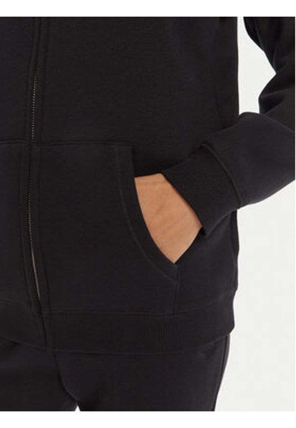 Roxy Bluza Surf Stoked Zipped Brushed ERJFT05022 Czarny Regular Fit. Kolor: czarny. Materiał: syntetyk