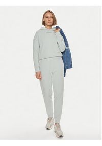 Calvin Klein Bluza Micro Logo K20K206631 Zielony Regular Fit. Kolor: zielony. Materiał: bawełna