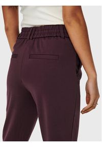 only - ONLY Spodnie materiałowe Poptrash 15115847 Bordowy Regular Fit. Kolor: czerwony. Materiał: syntetyk #7