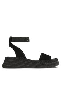 Espadryle Calvin Klein Jeans. Kolor: czarny. Styl: sportowy