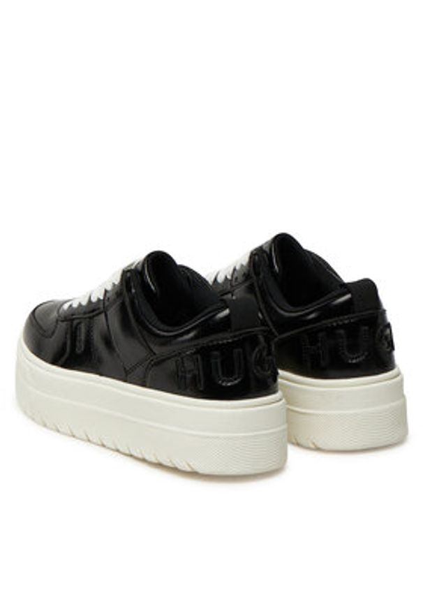 Hugo - HUGO Sneakersy Lyssa 50548151 Czarny. Kolor: czarny. Materiał: skóra