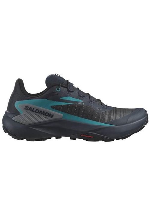 salomon - Buty do biegania męskie Salomon Genesis. Zapięcie: sznurówki. Kolor: czarny. Materiał: materiał, syntetyk. Szerokość cholewki: normalna