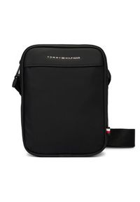 TOMMY HILFIGER - Tommy Hilfiger Saszetka Th Repreve Mini Reporter AM0AM14150 Czarny. Kolor: czarny. Materiał: materiał #4