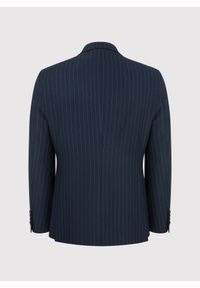 Pako Lorente - PAKO LORENTE – Granatowa marynarka garniturowa w prążki. Okazja: na wesele, na ślub cywilny. Kolor: niebieski. Wzór: prążki #2