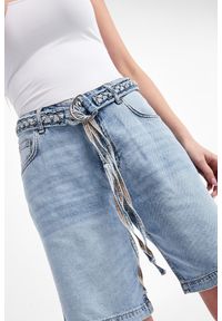 Liu Jo - Szorty jeansowe damskie LIU JO. Stan: podwyższony. Materiał: jeans #2