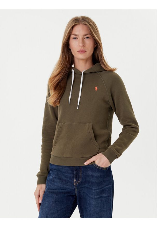 Polo Ralph Lauren Bluza 211943007014 Zielony Relaxed Fit. Typ kołnierza: polo. Kolor: zielony. Materiał: bawełna