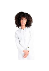 LEONE 1947 APPAREL - Neonowy damski dres z kapturem i zamkiem. Kolor: biały. Materiał: dresówka. Sport: fitness