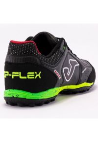 Buty piłkarskie Joma Top Flex 2401 Tf TOPS2401TF czarne. Zapięcie: sznurówki. Kolor: czarny. Materiał: skóra, guma. Sport: piłka nożna