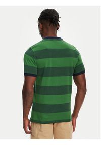 Robe di Kappa Polo Ming 64126KW Zielony Slim Fit. Typ kołnierza: polo. Kolor: zielony. Materiał: bawełna