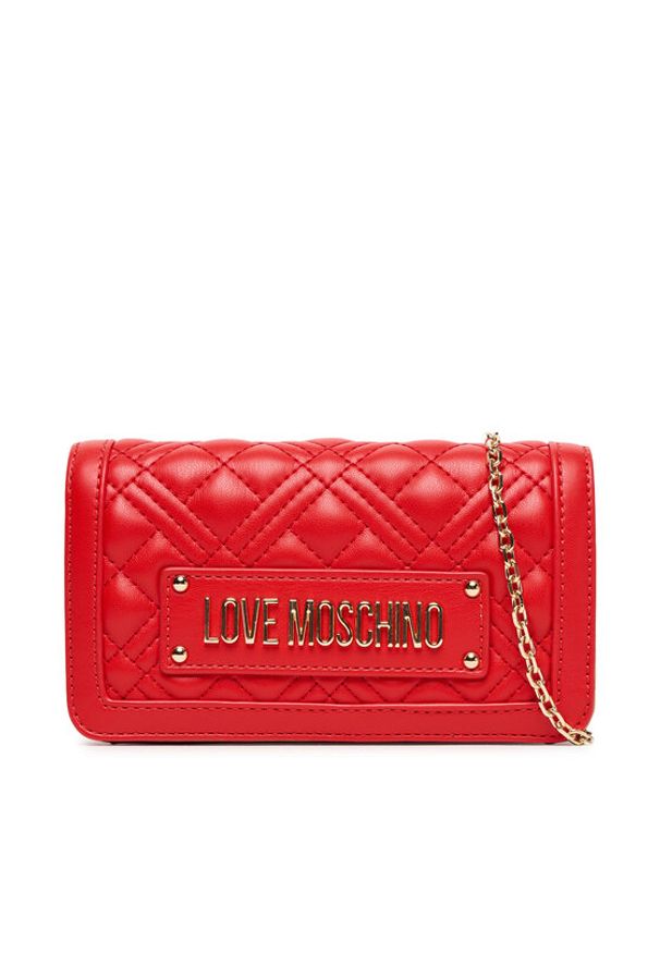 Love Moschino - LOVE MOSCHINO Torebka JC5681PP0NLA0500 Czerwony. Kolor: czerwony. Materiał: skórzane