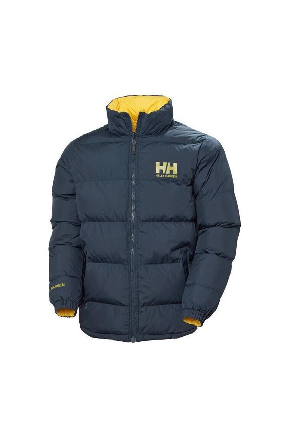 Kurtka odwracalna Helly Hansen Urban. Kolor: niebieski. Materiał: puch