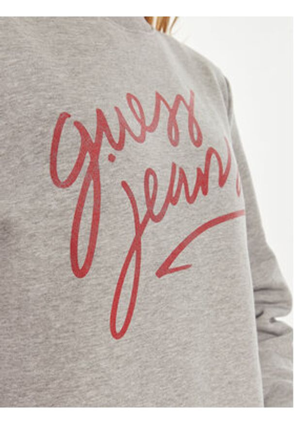 Guess Bluza W4BQ17 KC811 Szary Regular Fit. Kolor: szary. Materiał: bawełna