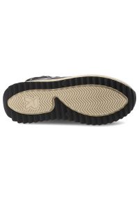Czarne Sneakersy Rieker Wygodne Obuwie Damskie Na Platformie. Zapięcie: sznurówki. Kolor: czarny. Materiał: skóra. Obcas: na platformie. Sport: turystyka piesza #5