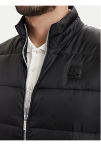 Karl Lagerfeld - KARL LAGERFELD Bezrękawnik 505022 563592 Czarny Regular Fit. Typ kołnierza: dekolt w karo. Kolor: czarny. Materiał: syntetyk. Długość rękawa: bez rękawów #6